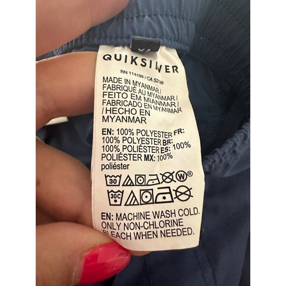 Quiksilver Boys Size 7 X Board Shorts Bathing Suit Swim Trunks - Picture 7 of 7